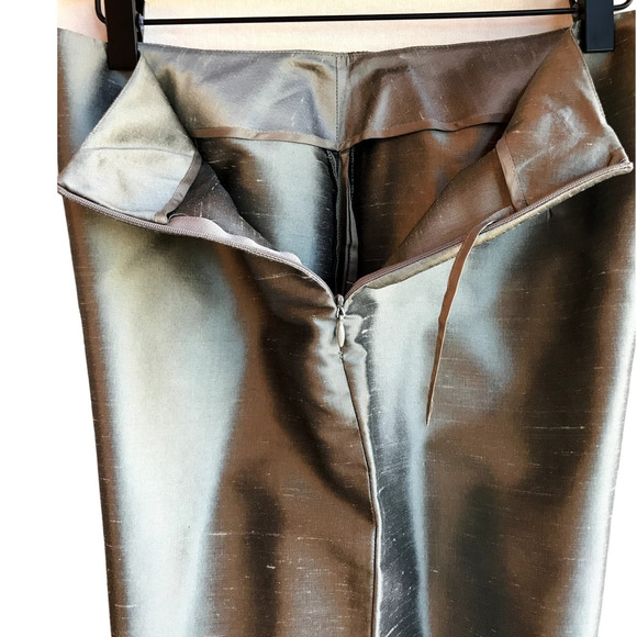 Isda & Co Silk Trousers Formal Occasion or Office size 12 has flaw - Picture 4 of 7